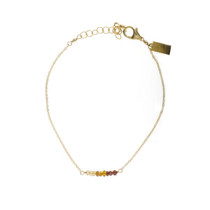 Ombre Bar Bracelet - Earth Gold Filled