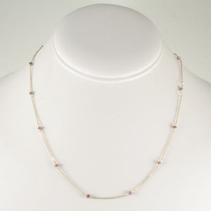 Rhodolite Garnet Bead Chain