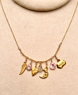 #814 wish charm necklace