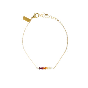 Ombre Bar Bracelet - Sunset Gold Filled