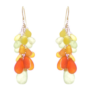 Orange & Lemon Drop Earrings
