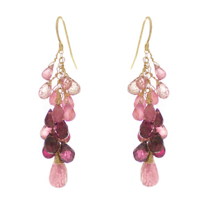 China Rose Drop Earrings