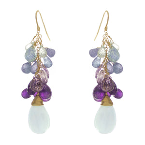 Ultraviolet  Drop Earrings