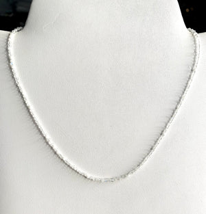 #200 moonstone 15” strung necklace