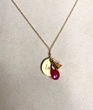 #439 love in Paris necklace