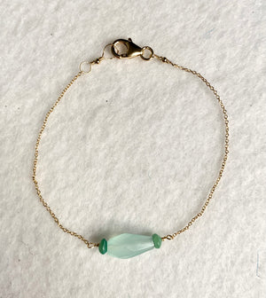 #328 blue opal bracelet