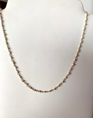 #233 seed pearl 16” necklace