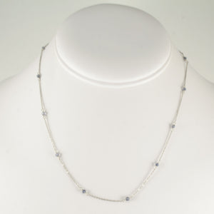 Iolite Bead Chain Necklace
